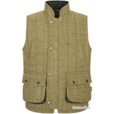 Casquette Plate En Tweed Imperméable - Style Chasse/Peaky Blinders, Doublée, Marque Hazy Blue