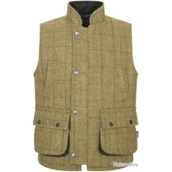Gilet enfant en tweed - style anglais Qualité et confort intemporels 5/6 ans