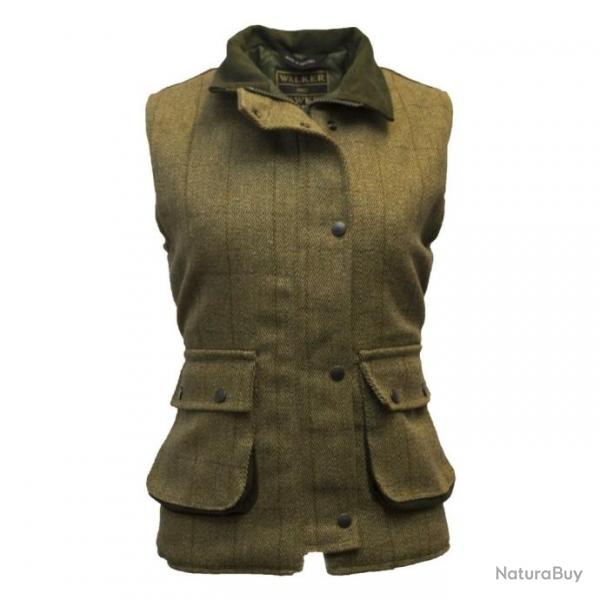 Gilet tweed clair femme