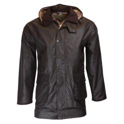 Manteau huilé homme Brown