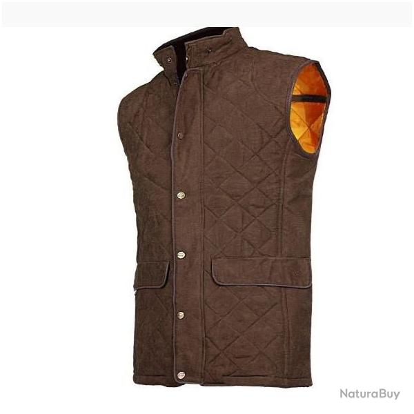 Gilet matelass homme Chocolat