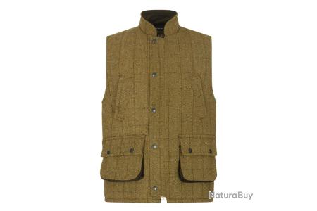 Gilet en Tweed Clair pour Homme Élégance Campagne Chic Gilets de
