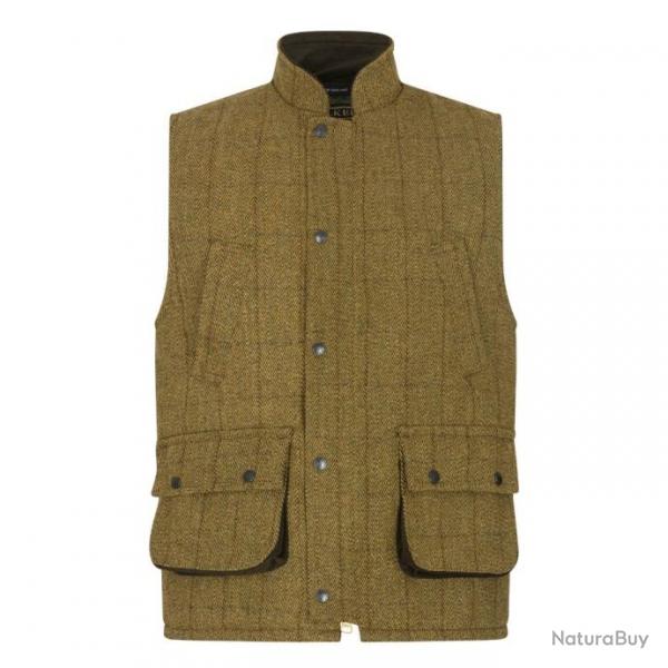 Gilet en tweed clair homme