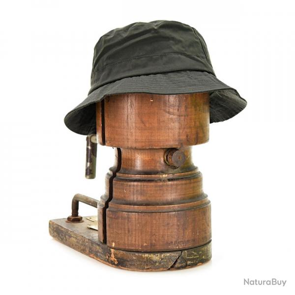 Chapeau Bush mixte Olive coton huil impermable. fabrication anglaise cm