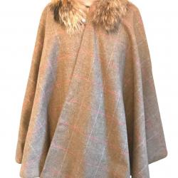 Cape Mahault - Tweed rose et bleu U
