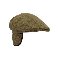 Casquette à rabat tweed clair H F oreillettes cm