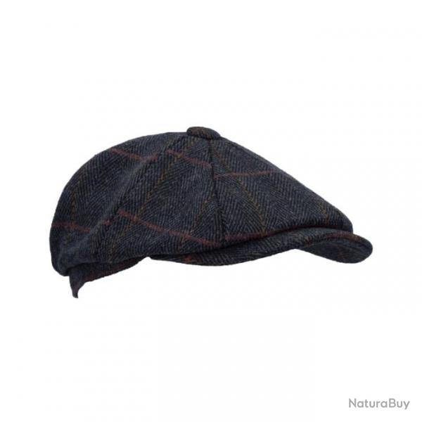 Casquette Bakerboy tweed bleu Homme et Femme 61