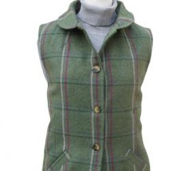 Gilet tweed Ashby femme