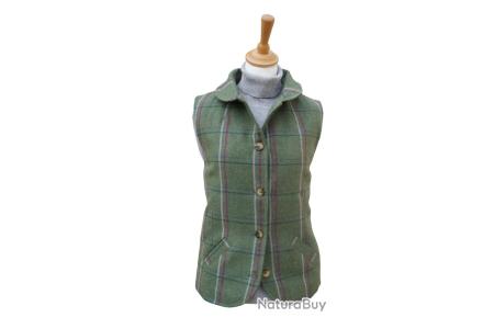 Gilet tweed Ashby femme Taille cintrée traitement Teflon Gilets