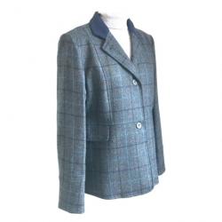 Veste blazer tweed femme Donna Teal Earth