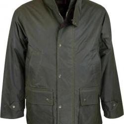 Manteau huilé Kingsbridge homme verte