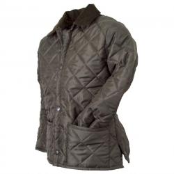 Veste Enfant Matelassée Husky Olive Légère Chaleureuse
