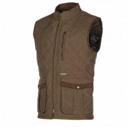 Gilet matelassé homme chocolat