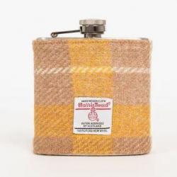 Flasques en tweed Harris Jaune Tartan