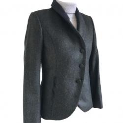 Veste tweed Nicole femme Green Herringbone