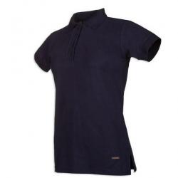 Polo femme bleu marine