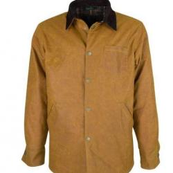 Veste surchemise homme huilée jaune moutarde