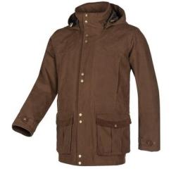 Manteau homme en toile imperméable Marron