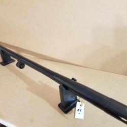 (18) Canon Mossberg MOD 500 pompe rayé droit --CAT C- Cal: 12/76  L:71cm - TRES BONNE ETAT N° 7777