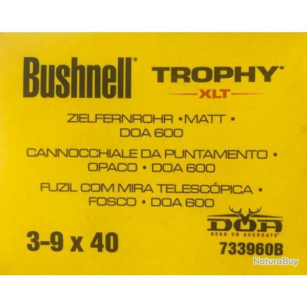 Lunette Bushnell Trophy XLT 3-9x40