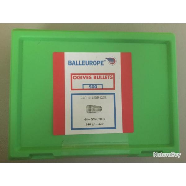 Ogives Balleurope 44 SWC/BB 240gr