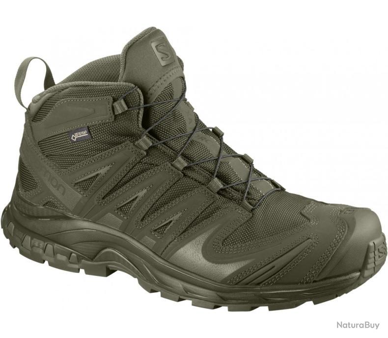 Chaussures Salomon XA Force MID GTX Vert 46 2 3 Chaussures tactiques et securite 12575867