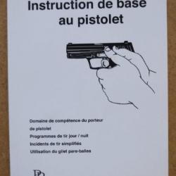 Livre Instruction de base au pistolet