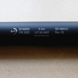 Modérateur de son B&T - CARBINE Suppressor - Cal. 9x19 - filetage 1/2-28