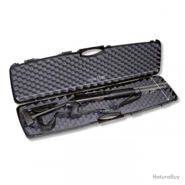 Mallette Negrini pour carabine/fusil + lunette monte fermeture 4 pts - 110cm x 24cm x 10cm