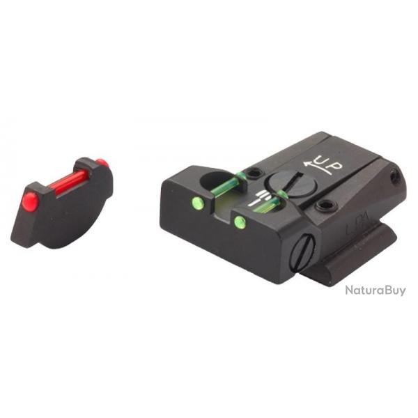 Hausse rglable en hauteur et drive pour Ruger P90-91-92-93-94-95-97 - LPA