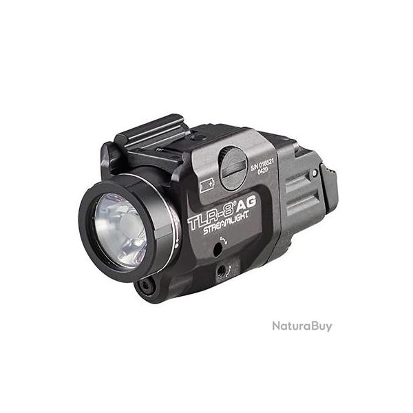 LAMPE TACTIQUE STREAMLIGHT TLR-8AG - AVEC SWITCH HAUT ET BAS - LASER VERT