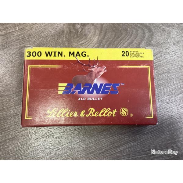 Sellier Bellot Barnes XLC BULLET calibre 300 win mag   11,7g.      180gr