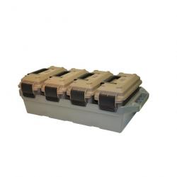 Ammo Crate Calibre 30 4X Boites Avec Plateau