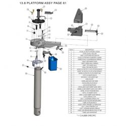 Dillon 75103 XL750 Platform Assembly