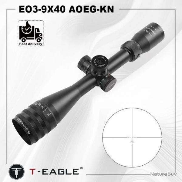 T-Eagle EO 3-9X40 AOEG-KN Sans Montage Paiement en 3 ou 4 fois -