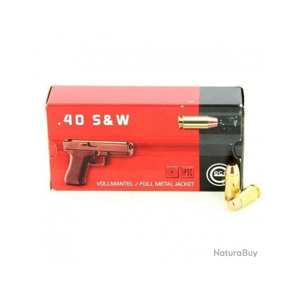 Cartouches Geco 40S&W 180gr - boite de 50