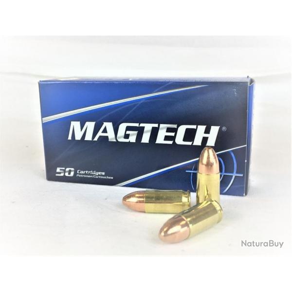 Cartouches MAGTECH Cal. 9x19mm LUGER 124gr FMJ - lot de 1000