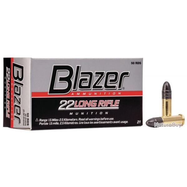 Cartouches CCI BLAZER - cal. 22LR - 40gr - lot de 500