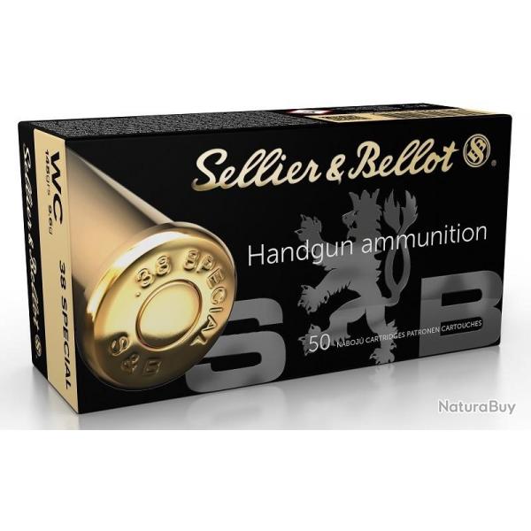 Sellier & Bellot - Cal. 38 Special WAD CUT. - 148gr - lot de 500