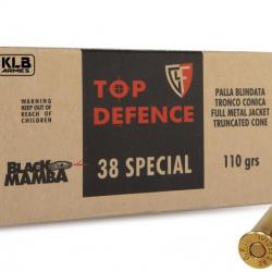 Cartouches FIOCCHI Cal 38 Special Black Mamba 110gr - lot de 500