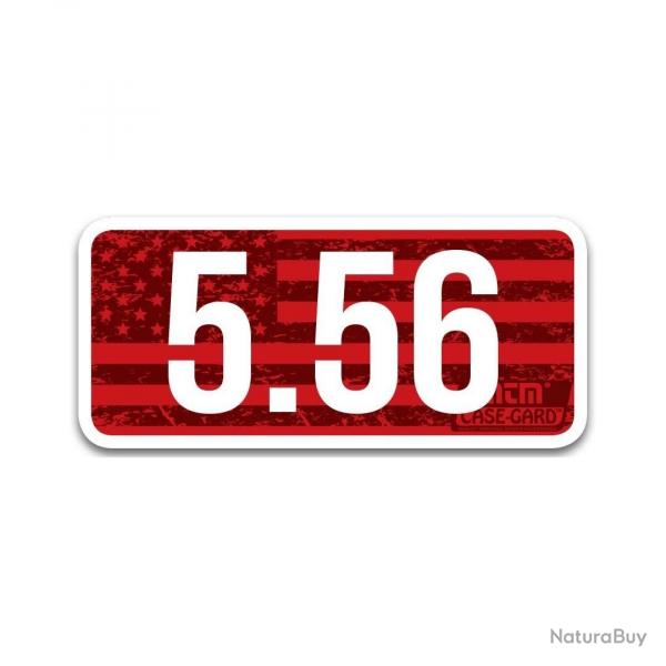 Autocollant Pour Calibre 5.56 Pack De 8 Unites