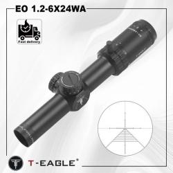 T-Eagle Lunette De Visée EO 1.2-6X24WA Sans Montage Paiement en 3 ou 4 fois - LIVRAISON GRATUITE !!