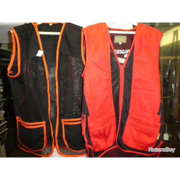 lot de 2 gilets de trap taille L