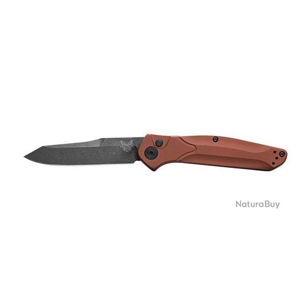 Couteau Benchmade Auto Osborne - Battlewash / Marron