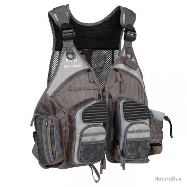 Gilet de pche Pro Angler Bassdash rglable