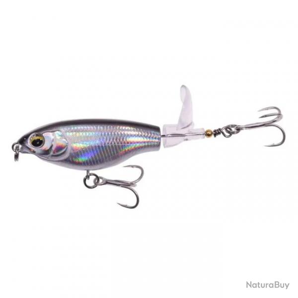 Leurre de surface crankbait PROLR queue rotative 7,5 cm - G