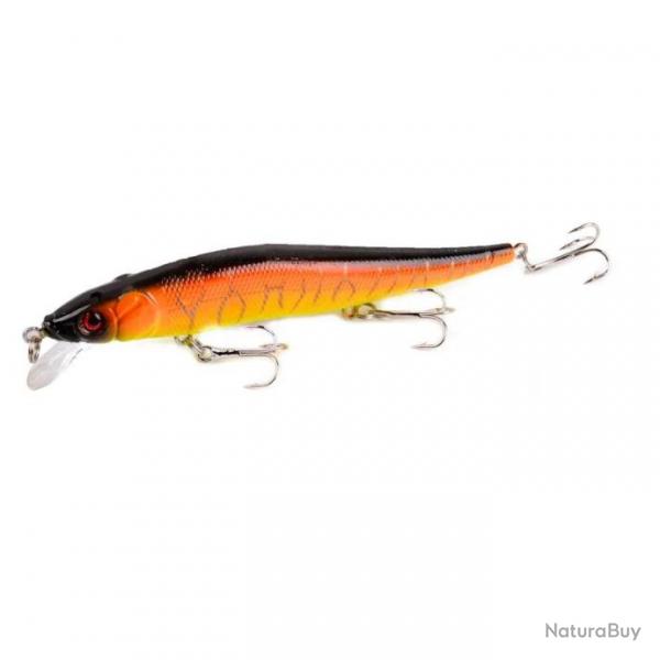 Leurre flottant Minnow Crankbait wobblers 3D 12 cm - B