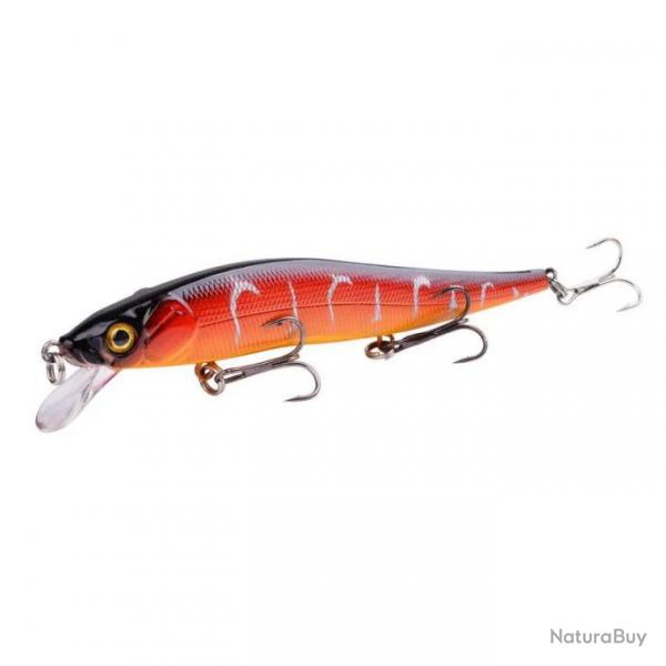 Leurre flottant Minnow Crankbait wobblers 3D 12 cm - I