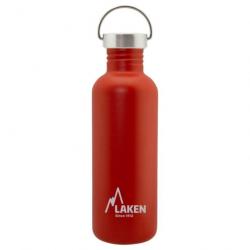 Gourde Laken Basic Steel 1L rouge avec bouchon inox Vintage