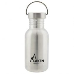 Gourde inox Laken Basic Steel 0,5L argent avec bouchon Vintage